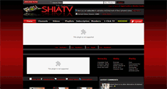 Desktop Screenshot of muharram.shiatv.net