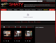Tablet Screenshot of muharram.shiatv.net